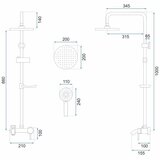 REA Bath REA Tuš set kromirani LUIS Chrome | shoptok.hr