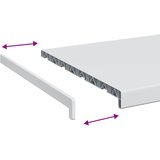  Prozorska klupčica Bijela 160 x 40 x 4,5 cm PVC | shoptok.hr