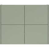 Germania Prljavo zeleni viseći ormarić u mat dekoru 97x79x27 cm Binetto – | shoptok.hr