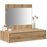 vidaXL Artisan hrast Drvo 83 x 40 x 70 cm Ogledalo Toaletni stol | shoptok.hr