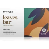 Attitude Leaves Bar Body Soap trdo milo za telo Orange Cardamom 113 g