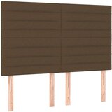  Krevet box spring s madracem LED tamnosmeđi 140x200 cm tkanina | shoptok.hr