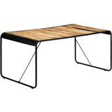  Blagovaonski stol od masivnog grubog drva manga 180x90x76 cm | shoptok.hr