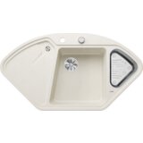 Blanco sudoper DELTA II InFino SILGRANIT PRIBOR 18/10, s dalj. upr. - NJEŽNO BIJELA | shoptok.hr