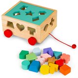ECO TOYS EcoToys drvena kolica za sortiranje oblika Cijene