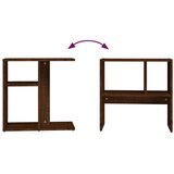  Bočni stolić boja smeđeg hrasta 50x30x50 cm konstruirano drvo | shoptok.hr