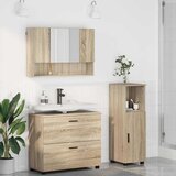 vidaXL Set namještaja za kupaonicu s ladicama Zidne 3 pcs sonoma hrast | shoptok.hr