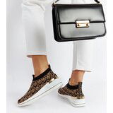 Gemre Black-Brown Slip-On Tartano Shoes | Shoptok.si