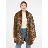 Orsay Light brown patterned women's coat - Women's