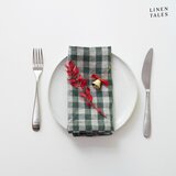Linen Tales Laneni ubrusi u setu 2 kom 40x40 cm Forest Green Gingham – | shoptok.hr