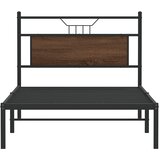  Okvir kreveta bez madraca smeđa boja hrasta 100 x 190 cm drveni | shoptok.hr