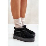 Boto Women's Suede Snow Boots On Platform Black Nereviana | ePonuda.com