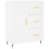  Visoka komoda bijela 69,5x34x180 cm konstruirano drvo | shoptok.hr
