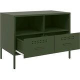 TV ormarići 2 kom maslinastozeleni 68 x 39 x 50,5 cm čelični | shoptok.hr