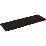 Stolna ploča tamnosmeđa 120x40x(2-4) cm obrađena hrastovina | shoptok.hr