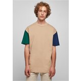 Urban Classics Organic oversized T-shirt Colorblock unionbeige | shoptok.hr
