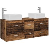  Set ormarića za kupaonicu 3 kom. Staro drvo 49,5 x 41 x 63 cm | shoptok.hr
