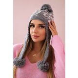 Kesi Women's long eared cap Balbina K381 dark grey | Shoptok.si