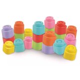 Clementoni Clemmy: Touch &amp, Play mekane šarene građevinske kocke, set od 20 komada - | shoptok.hr
