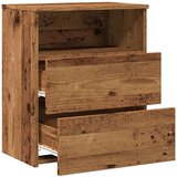 vidaXL Nočna omarica starinski les 50x32x60 cm inženirski les | Shoptok.si
