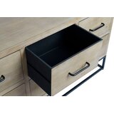  Ormarić za hodnik DKD Home Decor Crna Prirodno Metal Drvo MDF 120 x 40 x 64 cm | shoptok.hr