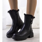 Gemre Black snow boots with fur Degli | Shoptok.si