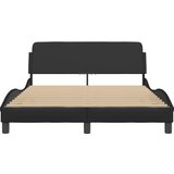  Okvir za krevet Dover Crni 135x190 cm Implicitna koža | shoptok.hr