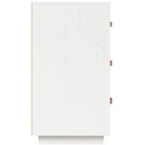  Komoda bijela 80 x 40 x 75 cm od masivne borovine | shoptok.hr