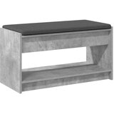  Klupa za hodnik s jastukom Betonsko Siva 83 x 38 x 45 cm - Betonsko siva 83 cm | shoptok.hr