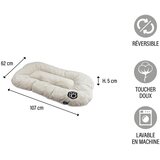 Love Story Bež antilop krevet za pse 107x62 cm Flakes – | shoptok.hr