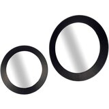  Zidno ogledalo JY19696 Crna 80 x 7 5 x 80 cm krugovi | shoptok.hr