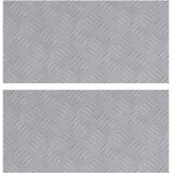  Stepenica Pravokutni 2 pcs Srebrno 50 x 25 cm Aluminij | shoptok.hr