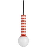 Leitmotiv Crvena metalna viseća svjetiljka ø 12 cm Rayado Retro – Cijene