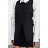 Trendyol Black Linen Look Woven Woven Bottom-Top Set | Shoptok.si