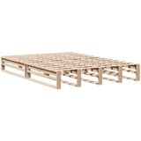  Okvir kreveta bez madraca 135 x 190 cm od masivne borovine | shoptok.hr