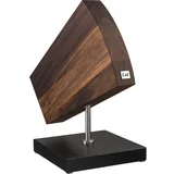 Kai shun magnetic knife block walnut