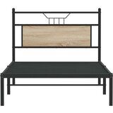  Okvir kreveta bez madraca boja hrasta sonome 107x203 cm drveni | shoptok.hr