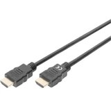 Digitus HDMI priključni kabel HDMI-A vtič\, HDMI-A vtič 1.00 m črna DB-330123-010-S #####4K UHD\, avdio povratni kanal HDMI kabel, (20533025) | Shoptok.si