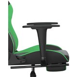  Gaming stol z oporo za noge črno in zeleno umetno usnje, (21152230) | Shoptok.si
