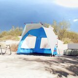 Šator za plažu za 2 osobe vodootporni azurnoplavi | shoptok.hr