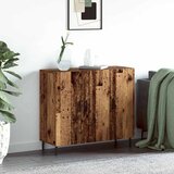 vidaXL Strani šal Rjava 90 x 34 x 80 cm Konstruiran les Cene