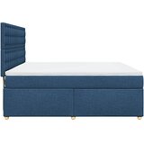  Krevet s oprugama i madracem plavi 180x200 cm od tkanine | shoptok.hr