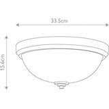 Elstead Lighting Feiss FE-MALIBU-F-BATH-BB-Plafonsko svetlo za kupatilo MALIBU 2xE27/60W/230V IP44 | Eponuda.com