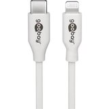 Goobay Podatkovni kabel/Kabel za punjenje [1x Muški konektor Apple Dock Lightning - 1x Muški konektor USB-C™] 1.0 m Bijela u