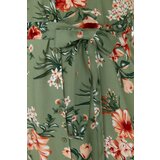Trendyol Curve Floral Shirt Collar Slit Woven Shirt Dress | ePonuda.com