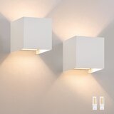 Nettlife Komplet 2 LED stenskih svetilk za zunanjo uporabo, toplo bele barve IP65, za dom, spalnico, stopnišče, (22136395) | Shoptok.si