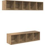 vidaXL Set TV komoda s pohranom 4 pcs hrast artisan 37 x 37 x 142.5 cm | shoptok.hr