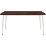  Kvadratni blagovaonski stol 160 x 80 x 75 cm Tamno smeđa | shoptok.hr
