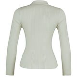Trendyol Ecru Polo Neck Ribbed Knitwear Sweater | Eponuda.ba