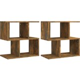 vidaXL Nočna omarica 2 kosa dim. hrast 50x30x51,5 cm konstruiran les, (20733386) Cene